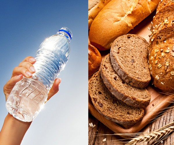 Para regular o intestino, beba água e consuma fibras